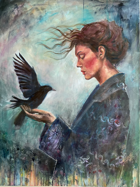 Silent meeting with the Raven Silent meeting with the Raven